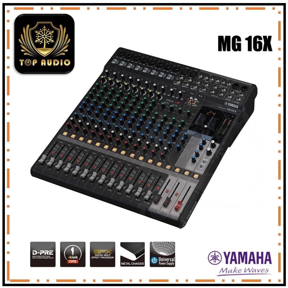 YAMAHA MG16X 16Channel Mixer
